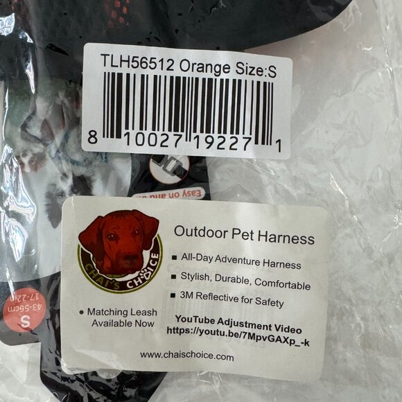 Chai's Choice Premium Polyester Reflective Front Clip Dog Harness, Small - Picture 9 of 12